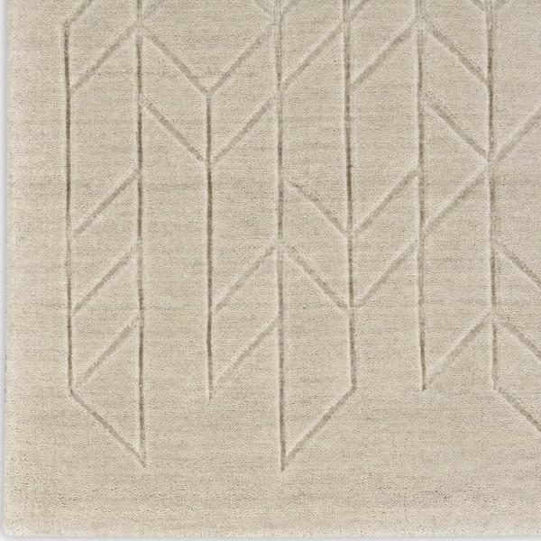 nourison Alessia Handmade Wool Ivory Rug ALE01 Home