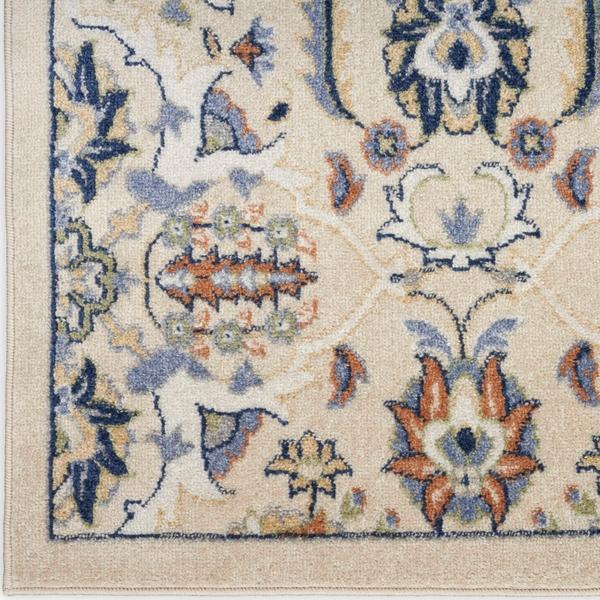 Nourison Allur Beige Indoor Only Persian Rug ALR03 Home