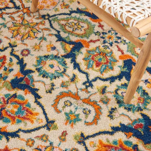 Nourison Allur Boho Multicolored/Ivory Rug ALR03 Home