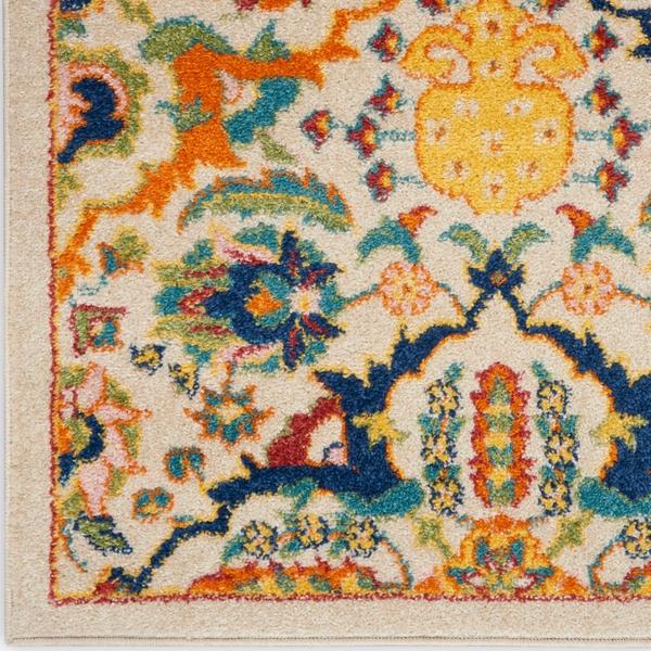 nourison Allur Boho Multicolored/Ivory Rug ALR03 Home
