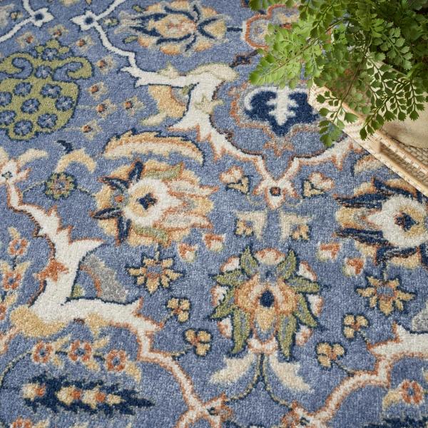 Nourison Allur Light Blue Indoor Only Persian Rug ALR03 Home
