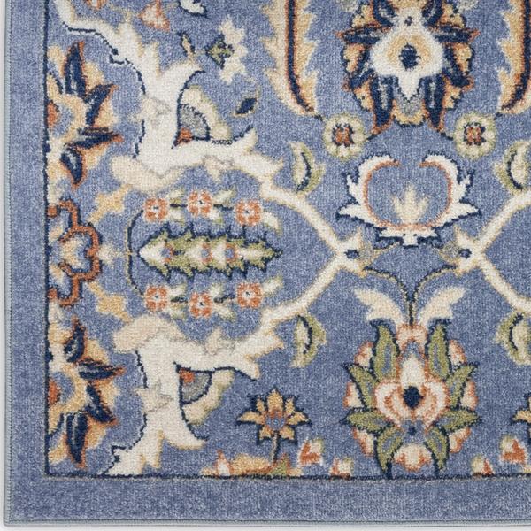 nourison Allur Light Blue Indoor only Persian Rug ALR03 Home