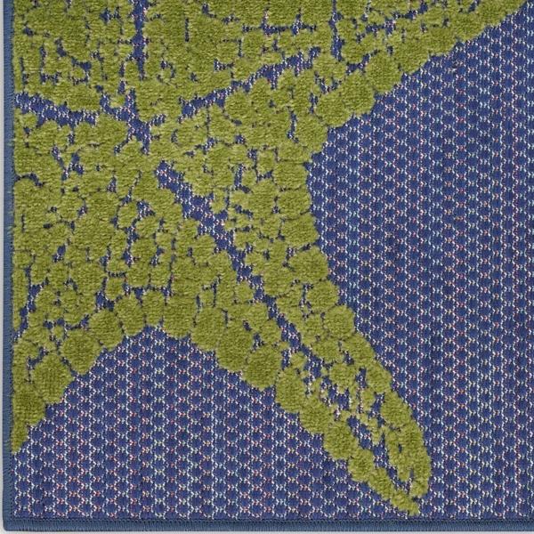 nourison Aloha Blue Multicolor Indoor/Outdoor Nature Rug ALH28 Home