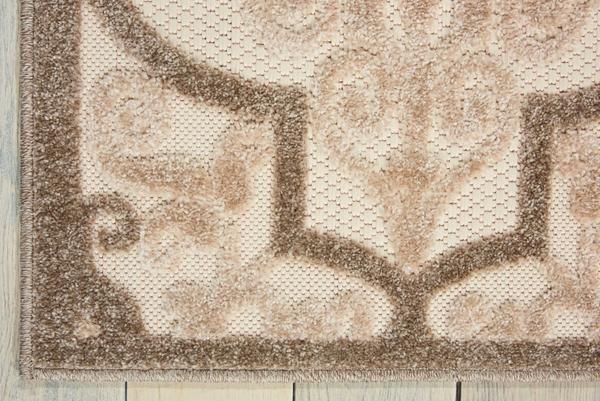 Nourison Aloha Boho Trellis Beige Outdoor Rug ALH14 Home