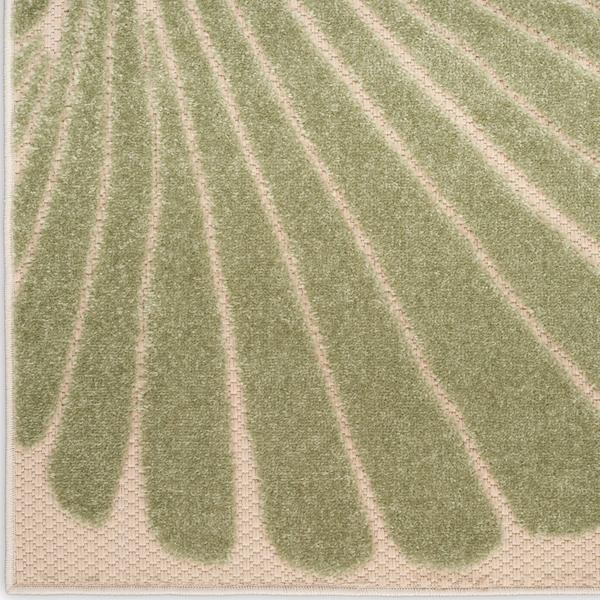 nourison Aloha Green Yellow Indoor/Outdoor Nature Rug ALH24 Home