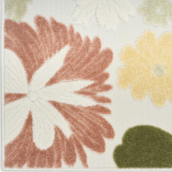 nourison Aloha Multicolor Indoor/Outdoor Floral Rug ALH42