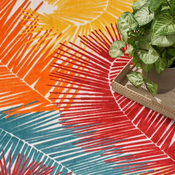 Nourison Aloha Multicolor Indoor/Outdoor Nature Rug ALH10 Home