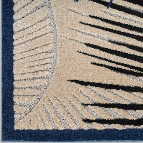 nourison Aloha Navy Indoor/Outdoor Nature Rug ALH10 Home