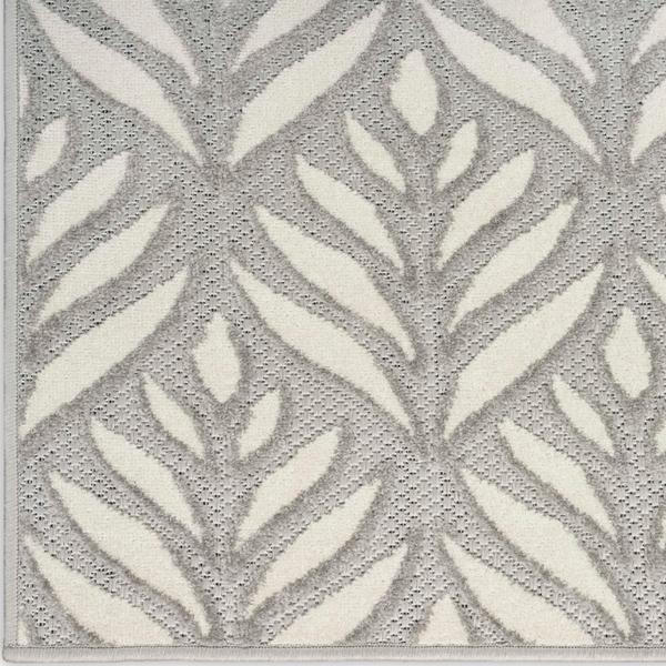 nourison Aloha Tropical Grey Outdoor Rug ALH35 Home