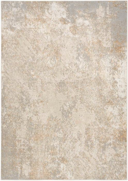 Nourison Ambiance Ivory Silver Indoor Only Abstract Rug AMI03
