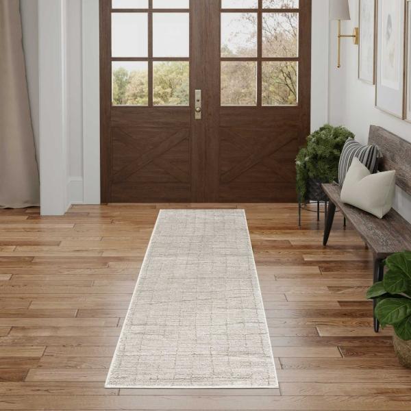 Nourison Andes Grey Indoor Only Abstract Rug AND04 Home