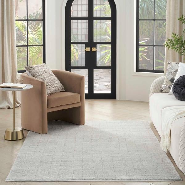 nourison Andes Grey Indoor only Abstract Rug AND04 Home