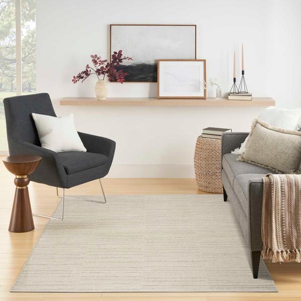 Nourison Andes Ivory Grey Indoor Only Abstract Rug AND02 Home