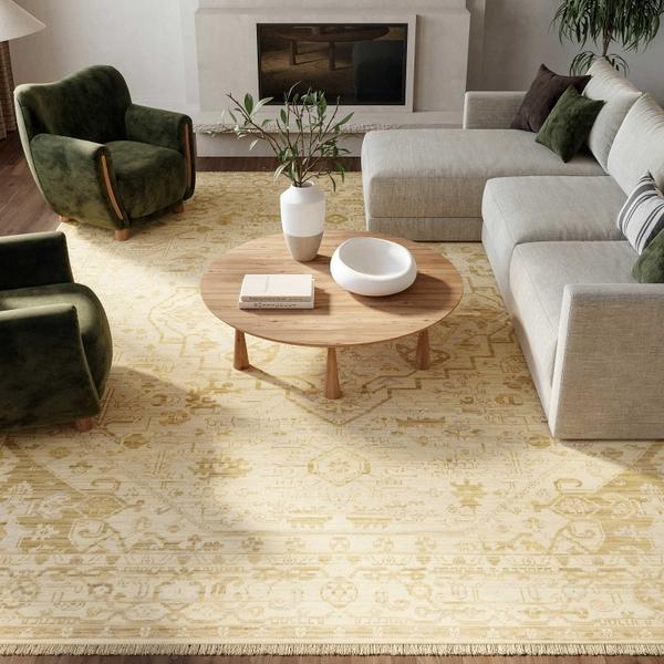 nourison Antique Bloom Beige Indoor only Persian Rug ANB03