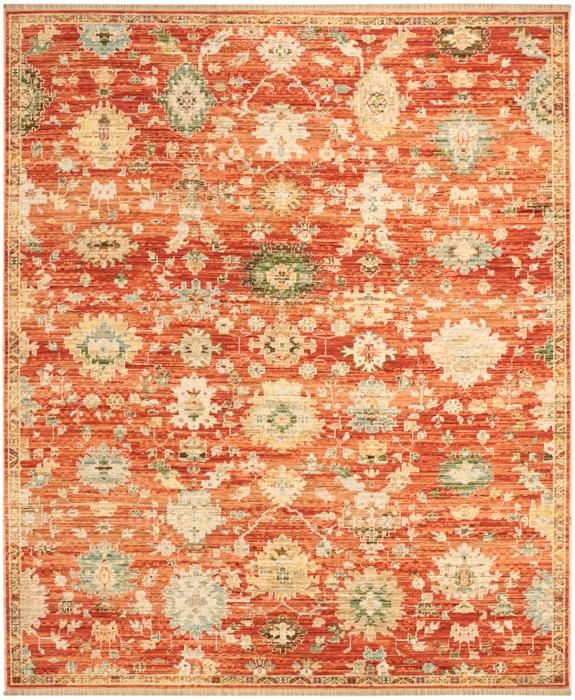 Nourison Antique Bloom Brick Indoor Only Persian Rug ANB01
