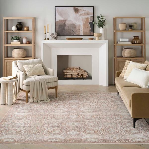 Nourison Antique Fusion Brick Indoor Only Persian Rug ANF03