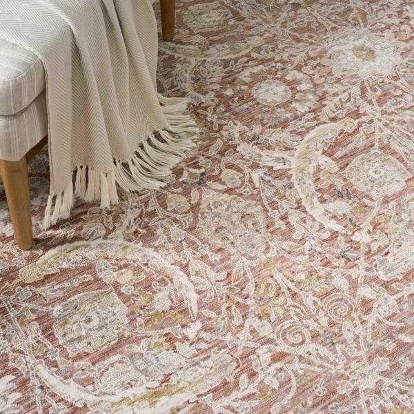 Nourison Antique Fusion Brick Indoor Only Persian Rug ANF03