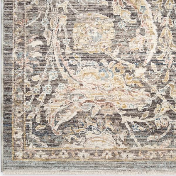 nourison Antique Fusion Charcoal Multicolor Indoor only Persian Rug ANF03