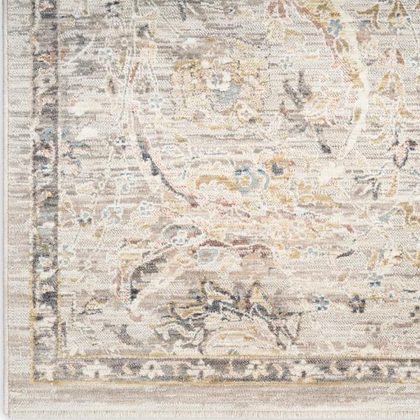 nourison Antique Fusion Light Grey Indoor only Persian Rug ANF03