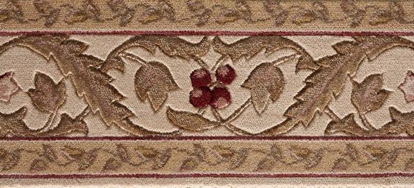 nourison ASHTON HOUSE REGAL VINE A02B IVORY BORDER BROADLOOM CARPET