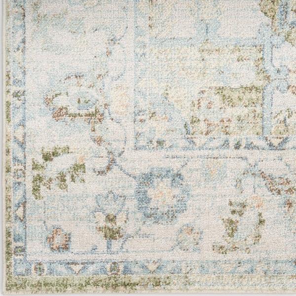 nourison Astra Machine Washable Blue Green Indoor only Persian Rug ASW12 Home