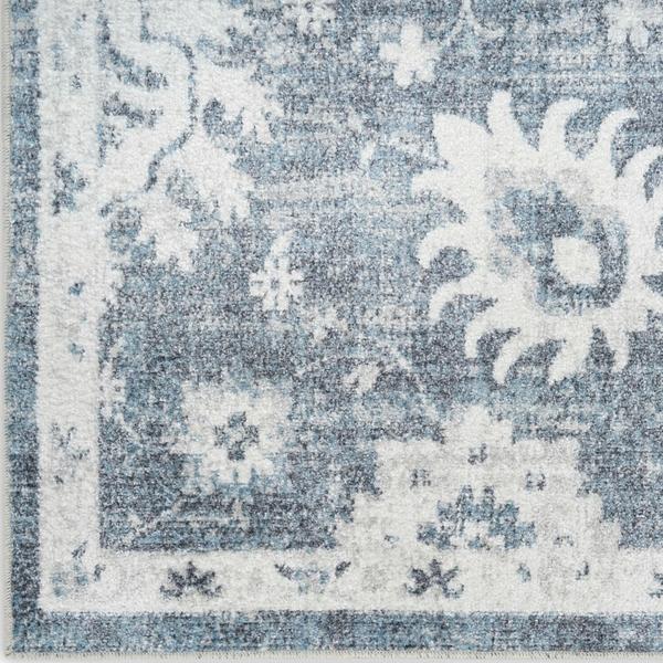 Nourison Astra Machine Washable Denim Indoor Only Persian Rug ASW19