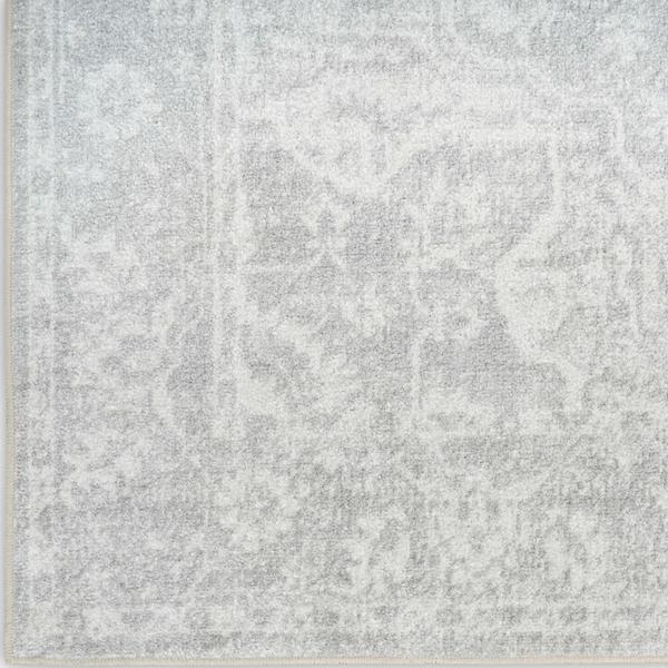 Nourison Astra Machine Washable Grey Indoor Only Persian Rug ASW12