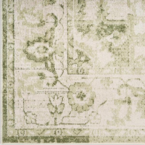 Nourison Astra Machine Washable Ivory Green Indoor Only Persian Rug ASW12 Home