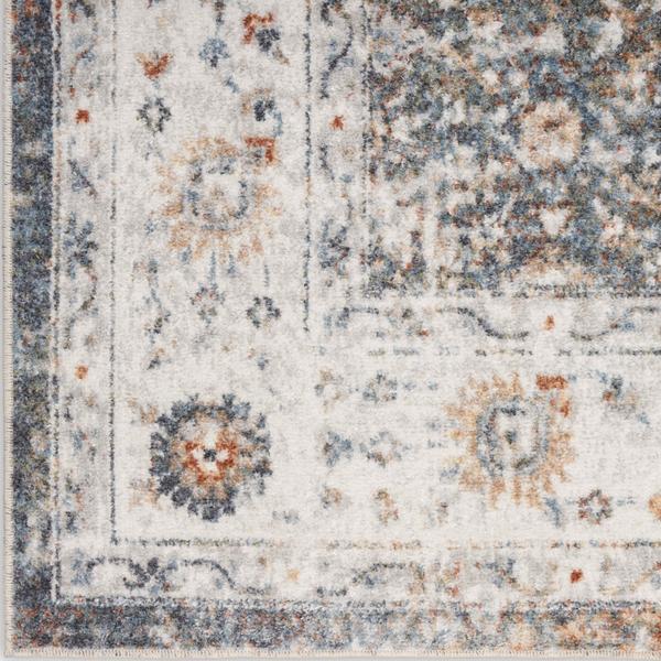 nourison Astra Machine Washable Ivory Multicolor Indoor only Persian Rug ASW16