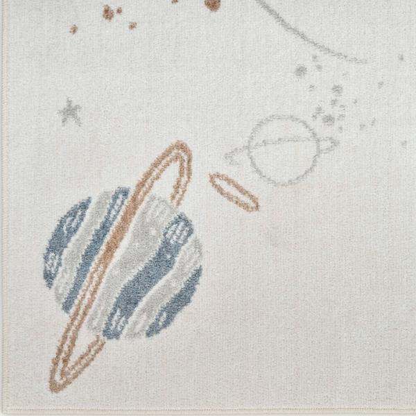 nourison Astra Machine Washable Ivory Multicolor Indoor only Graphic Rug ASW18