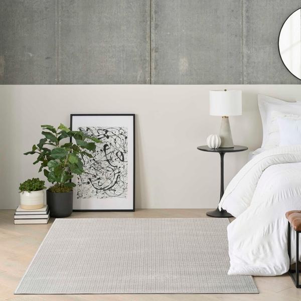 nourison Atlantic Avenue Grey Indoor only Abstract Rug AAV01