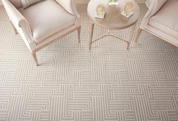 Nourison BEL AIR MULHOLLAND MUHLL OYSTER/IVORY BROADLOOM CARPET