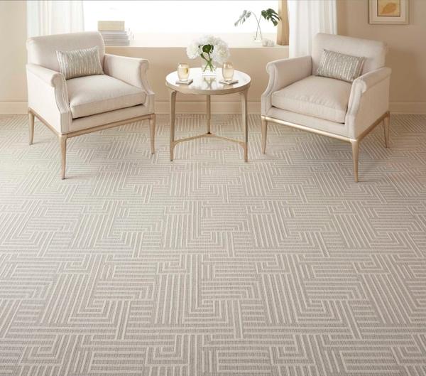 Nourison BEL AIR MULHOLLAND MUHLL OYSTER/IVORY BROADLOOM CARPET
