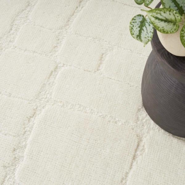 Nourison Blanco Ivory Indoor Only Abstract Rug BLO02 Home