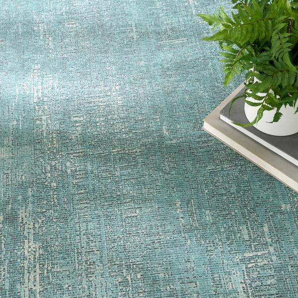 Nourison Botanical Washables Green Indoor Only Abstract Rug BOT05