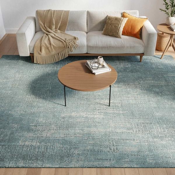 Nourison Botanical Washables Green Indoor Only Abstract Rug BOT05