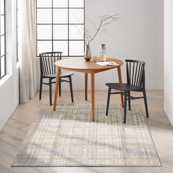 Nourison Calvin Klein Enchanting Abstract Grey/Beige Rug ECH05