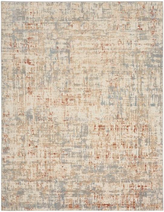 Nourison Calvin Klein Enchanting Abstract Ivory/Grey Rug ECH06