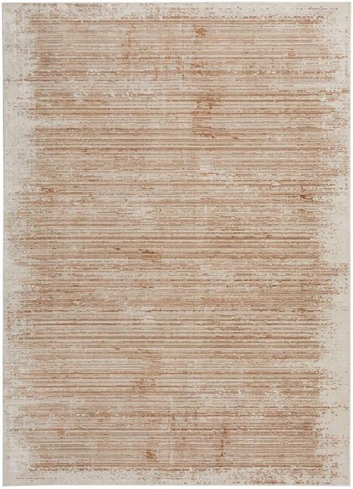 Nourison Calvin Klein Irradiant Abstract Rose Gold Rug IRR08