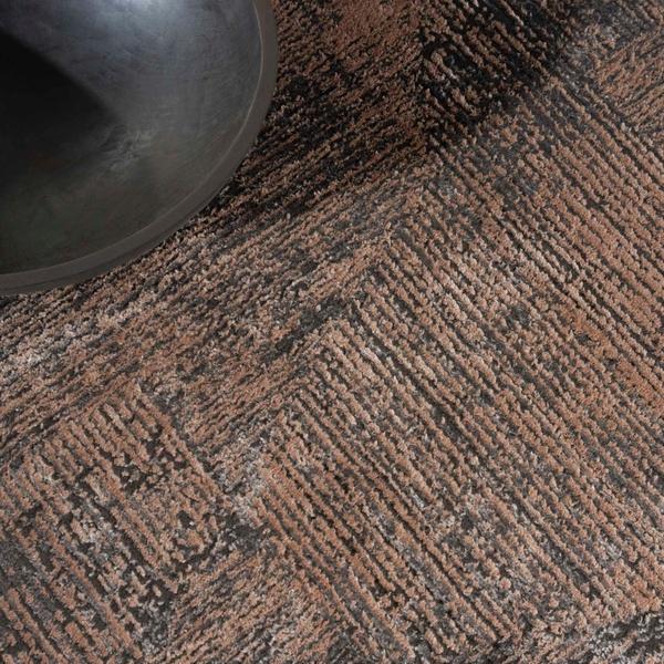 Nourison Calvin Klein Irradiant Abstract Silver Grey Rug IRR06