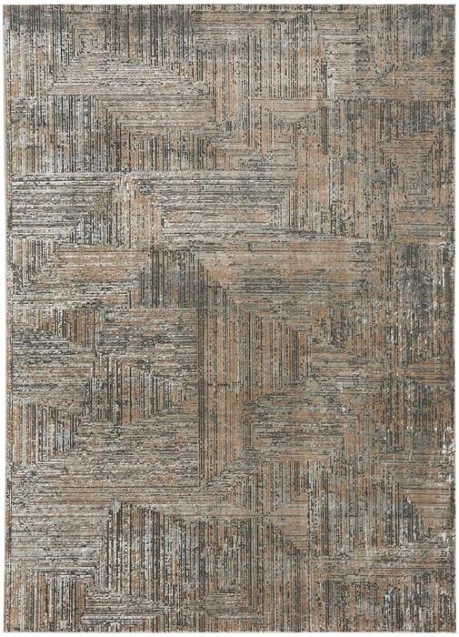 Nourison Calvin Klein Irradiant Abstract Silver Grey Rug IRR06