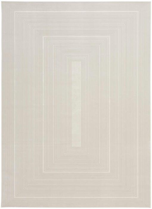Nourison Calvin Klein Irradiant Geometric Ivory Rug IRR07