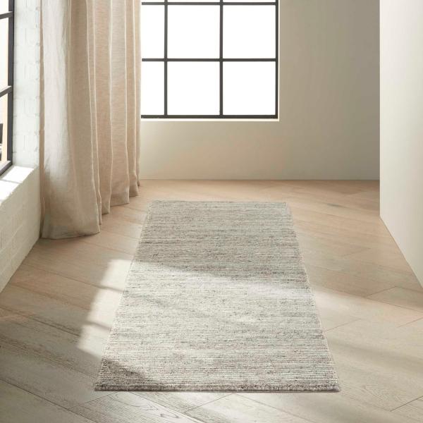 Nourison Calvin Klein Kathmandu Contemporary Handmade Grey Rug CK920