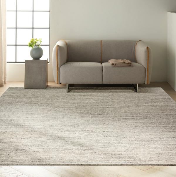 nourison Calvin Klein Kathmandu Contemporary Handmade Grey Rug CK920