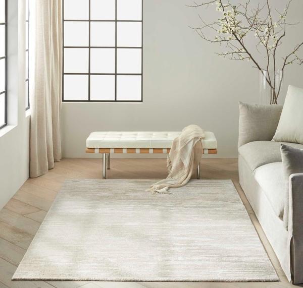 Nourison Calvin Klein Linear Modern Ivory Rug LNR01