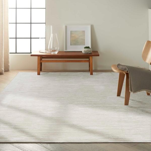 nourison Calvin Klein Linear Modern Ivory Rug LNR01
