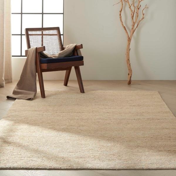 Nourison Calvin Klein Mesa Jute Blend Beige Rug MSA01