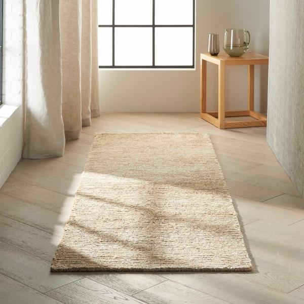Nourison Calvin Klein Mesa Jute Blend Beige Rug MSA01