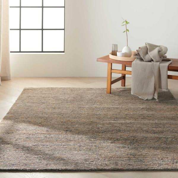 Nourison Calvin Klein Mesa Jute Blend Grey/Brown Rug MSA01
