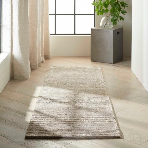 Nourison Calvin Klein Mesa Jute Blend Grey/Brown Rug MSA01
